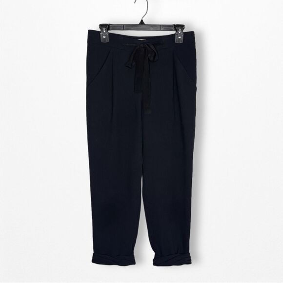 Aritzia Wilfred Allant Pant Black Cropped Dress Pants Office Size 2 High Rise - Picture 5 of 14